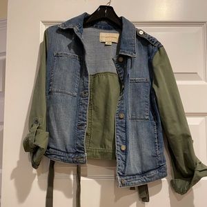 Women’s Pilcro jean/canvas jacket